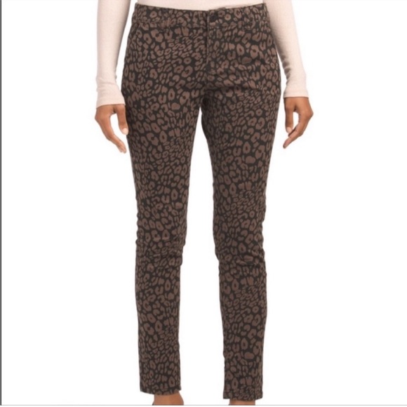 Sanctuary Pants - Sanctuary Brown Leopard Cropped Pant Size 27